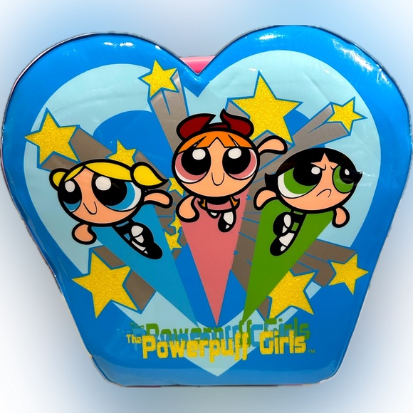VTG THE POWERPUFF GIRLS ROLLING SUITCASE CARTOON NETWORK LUGGAGE BLOSSOM BUBBLES - Picture 11 of 11